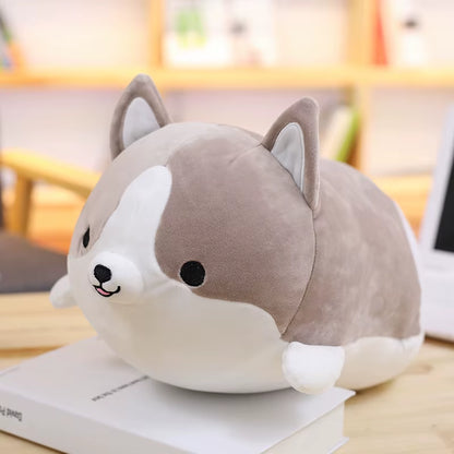 "Kawaii Corgi Plush Toy – Soft & Cute Pillow"