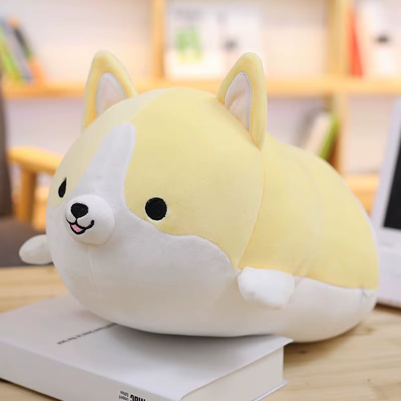 "Kawaii Corgi Plush Toy – Soft & Cute Pillow"